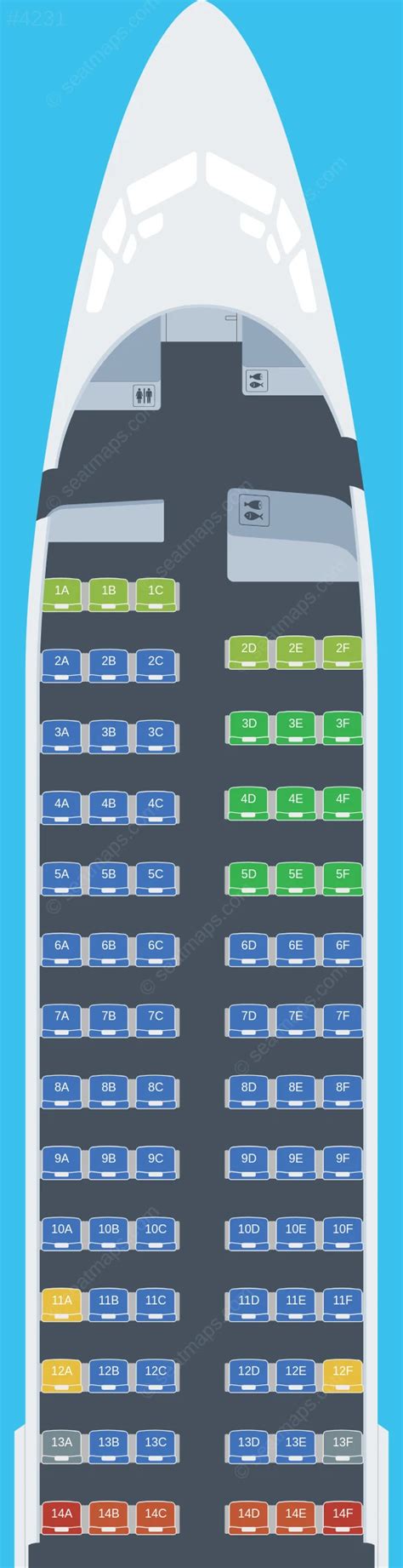 boeing 737-800 sunwing seating plan